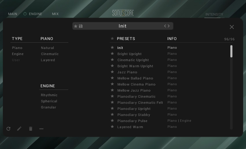 CHROMA - Upright Piano - Preset Browser