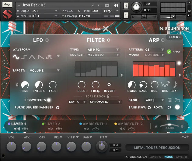 Soundiron Iron Pack 3 - Metal Tones - Adv