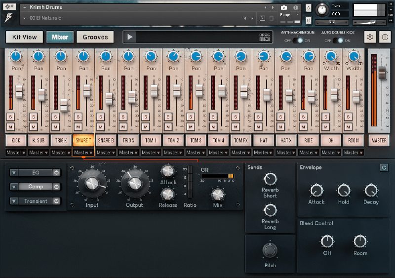 Bogren Digital Krimh Drums - Mixer View
