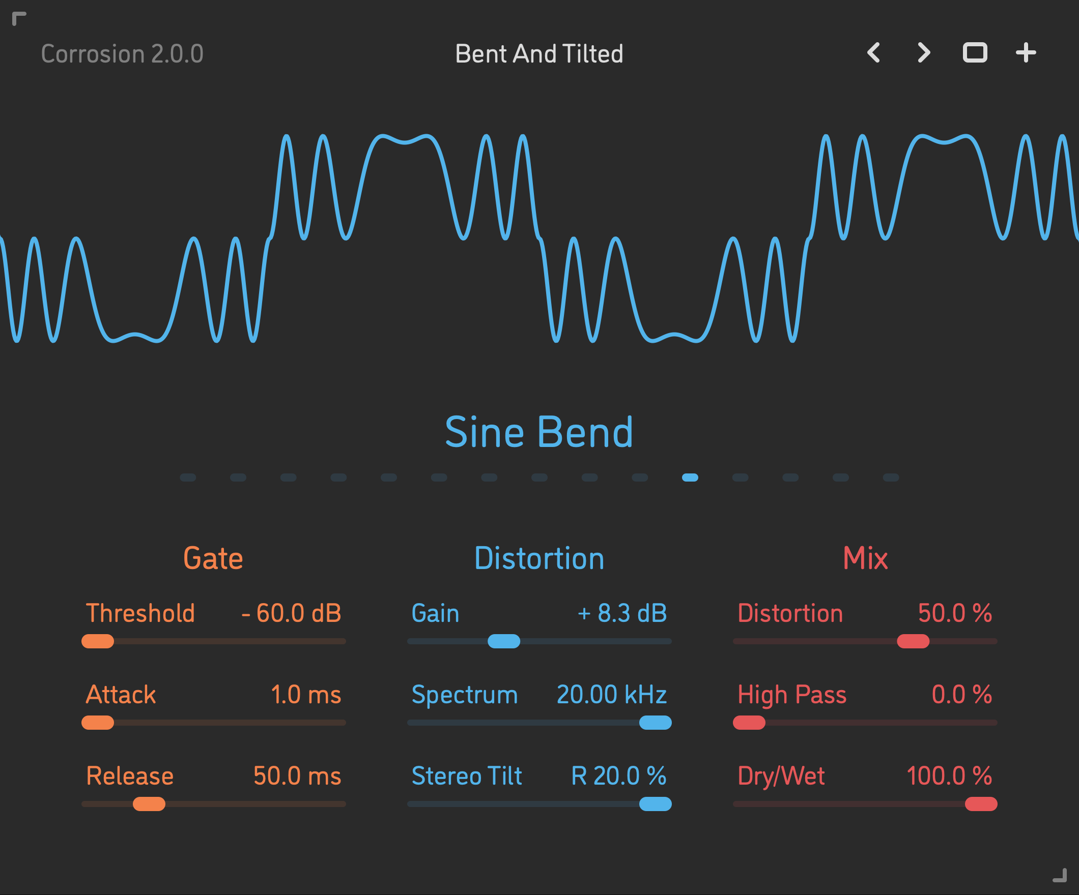 Sinevibes Corrosion v2 - GUI 