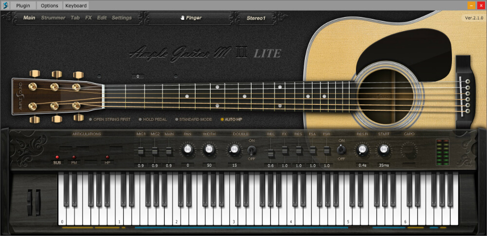 AmpleSound Ample Guitar LⅢ Ample Guitar M Lite II free Virtual Instrument download