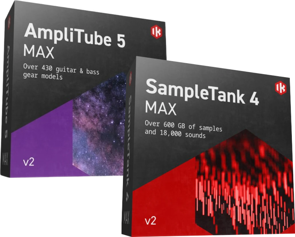 AmpliTube 5 MAX v2 & SampleTank 4 MAX Bundle