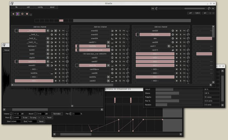 Giada User Interface