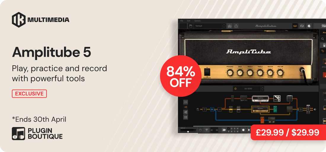 IK Multimedia AmpliTube 5 Band Month Sale (Exclusive)