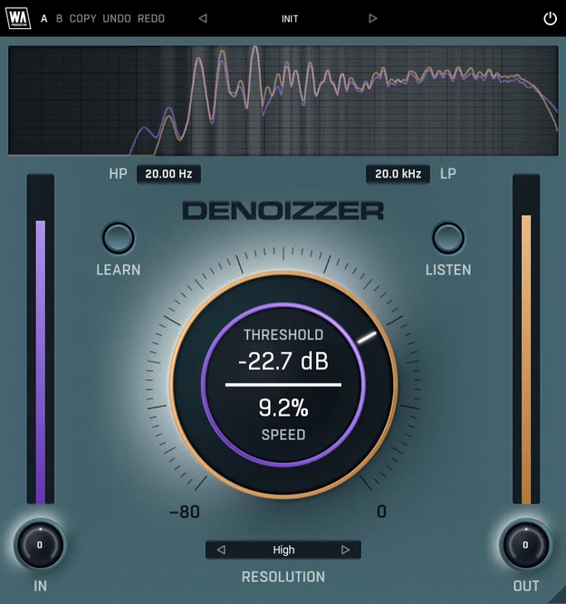 DeNoizzer interface
