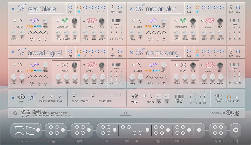 Karanyi Sounds Polyscape 2 - Advanced View