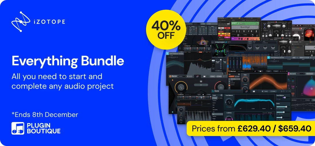 iZotope Everything Bundle Black Friday Sale