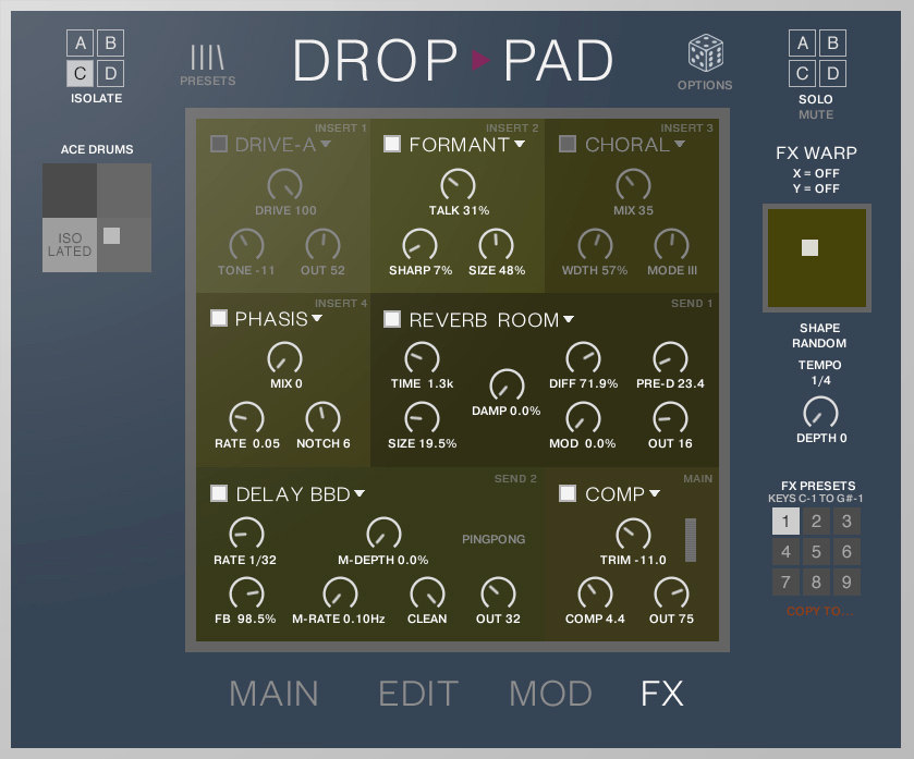 Drop Pad 3 - FX Page