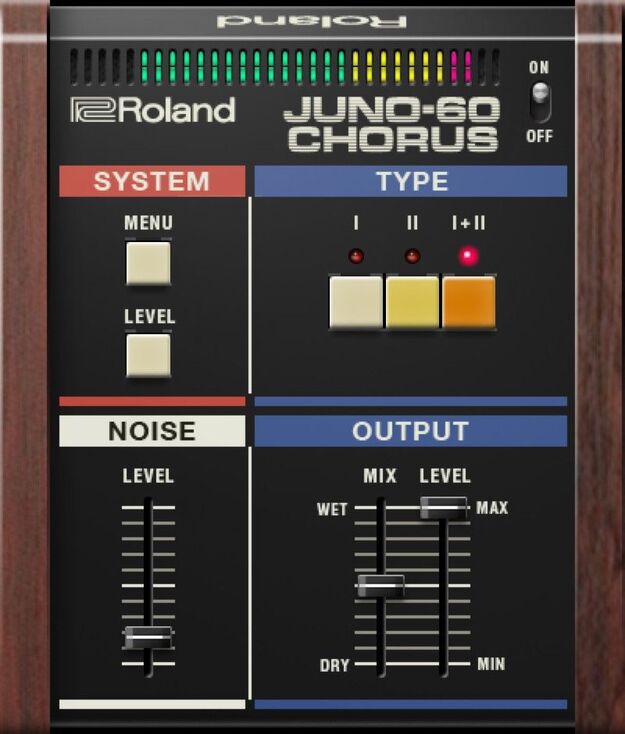 JUNO-60 CHORUS screenshot