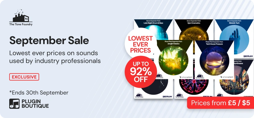 The Tone Foundry September Sale (Exclusive)