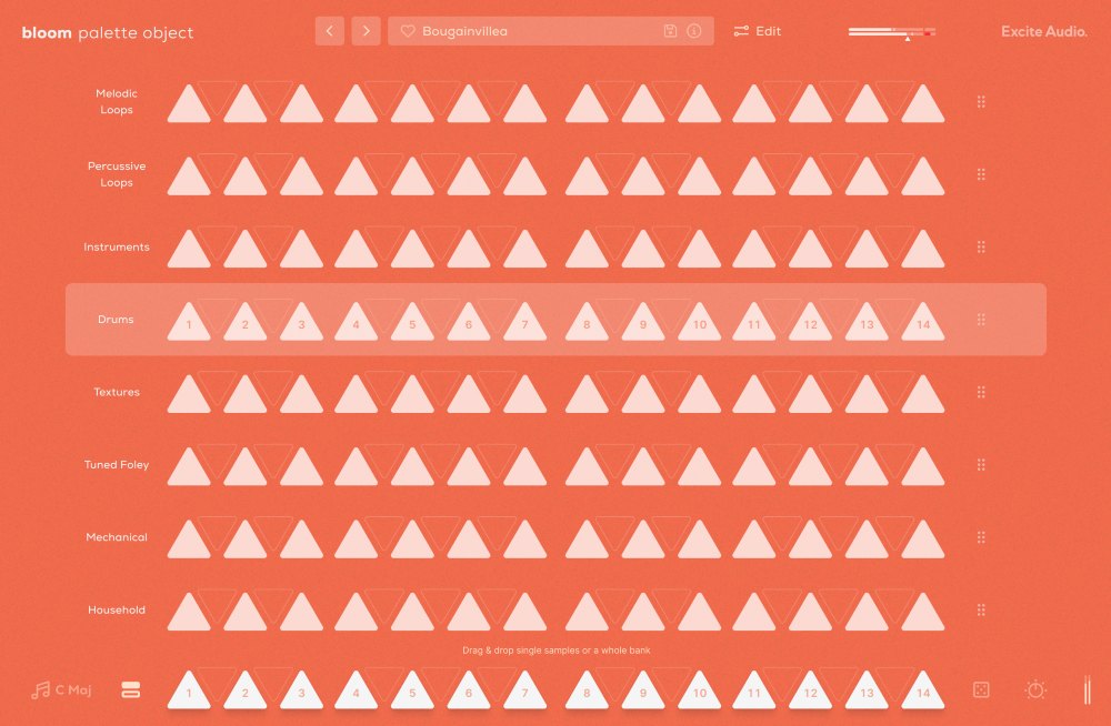 Bloom Palette Object - Banks Page