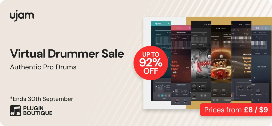 UJAM Virtual Drummer Sale