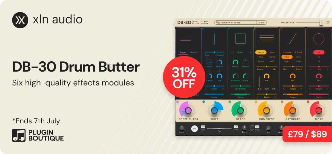 XLN Audio DB-30 Drum Butter Sale