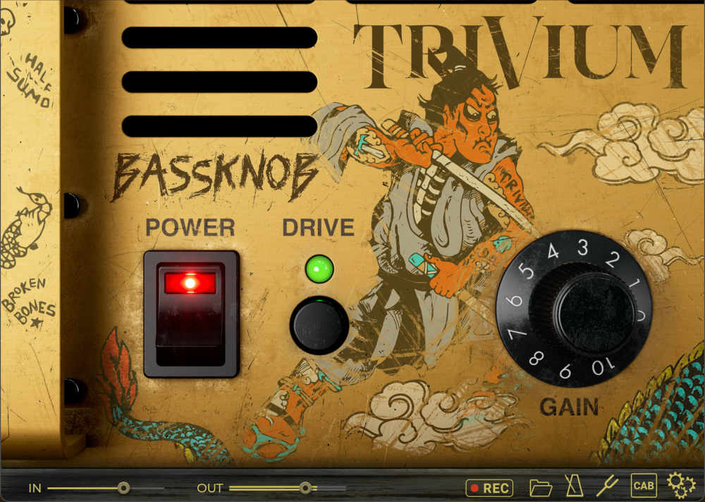 BassKnob Trivium - GUI