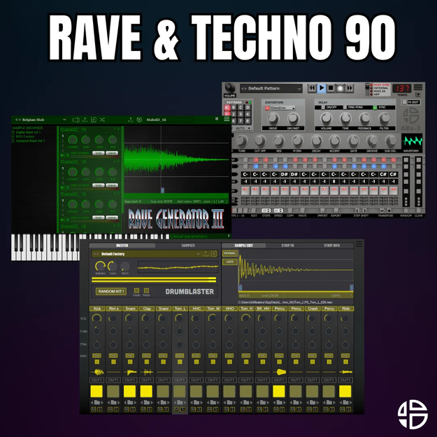 Ultimate Rave & Techno 90 Production Bundle | Plugin Boutique