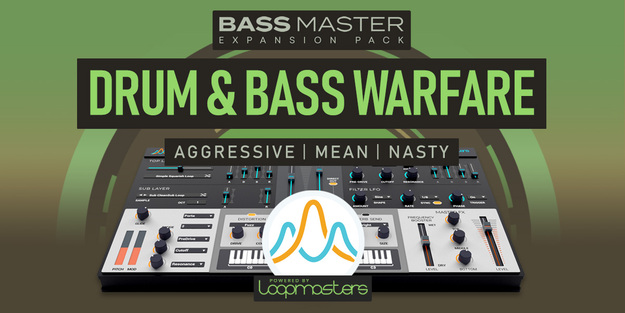 Bass Master Expansion Pack: Drum & Bass Warfare interface