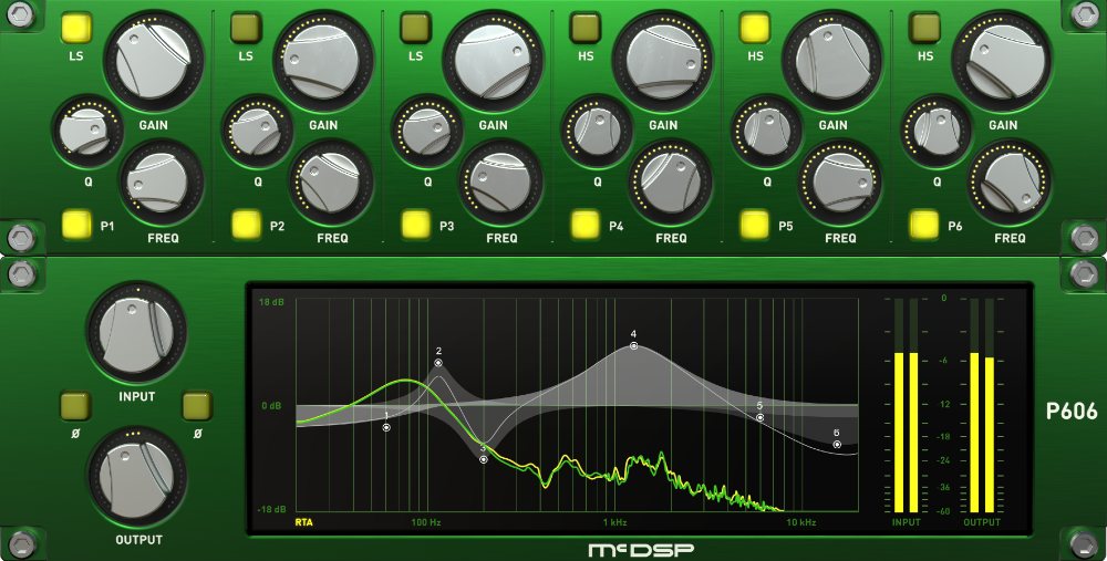 McDSP FilterBank HD v7 - P606 - UI Image