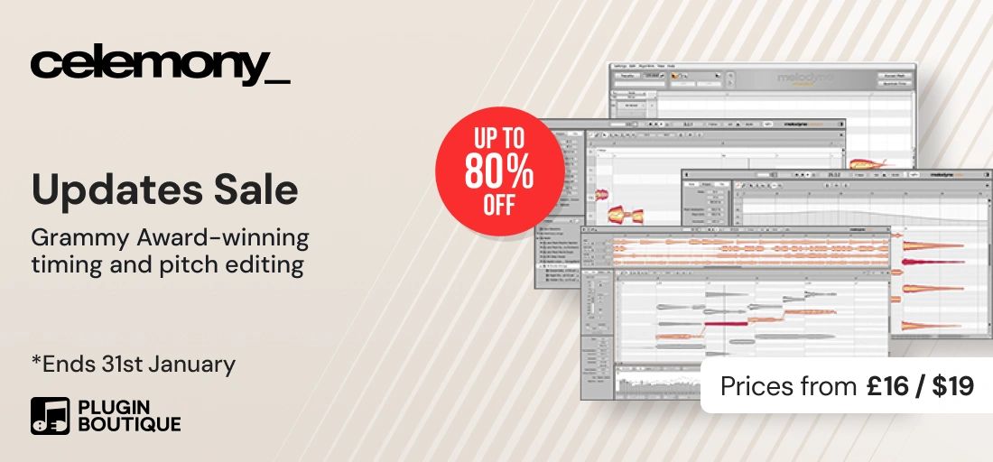 Celemony Melodyne Updates Sale