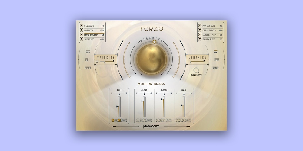 FORZO Modern Brass - User Interface (Main)