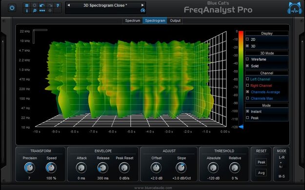 Blue Cat’s FreqAnalyst Pro screenshot
