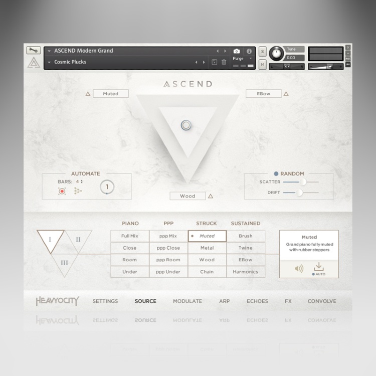 Heavyocity ASCEND: Modern Grand - UI Image 04