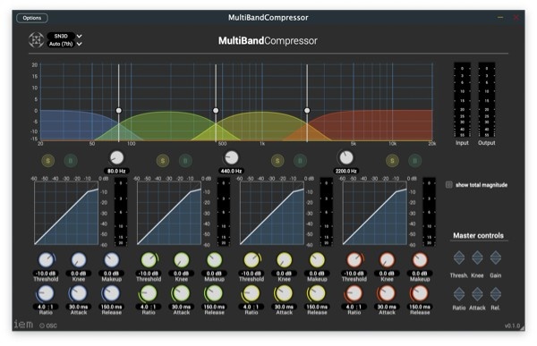 MultiBandCompressor - UI