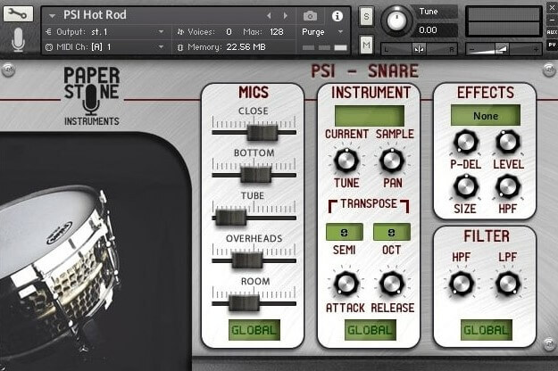 PSI Snare screenshot