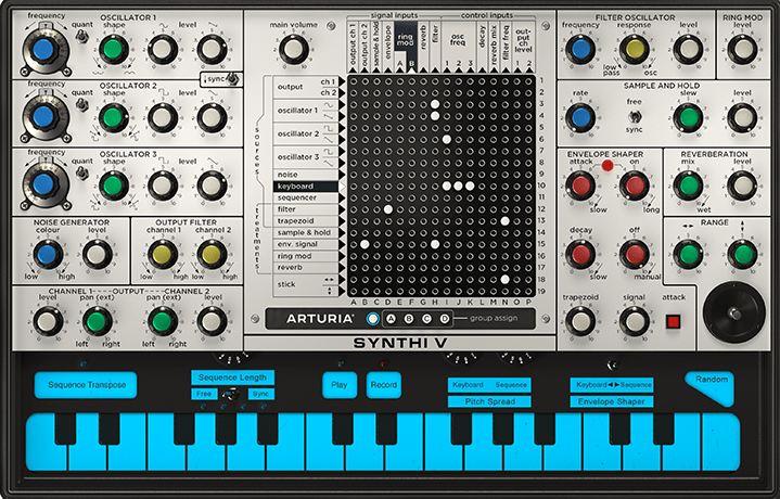 Synthi V - Main User Interface