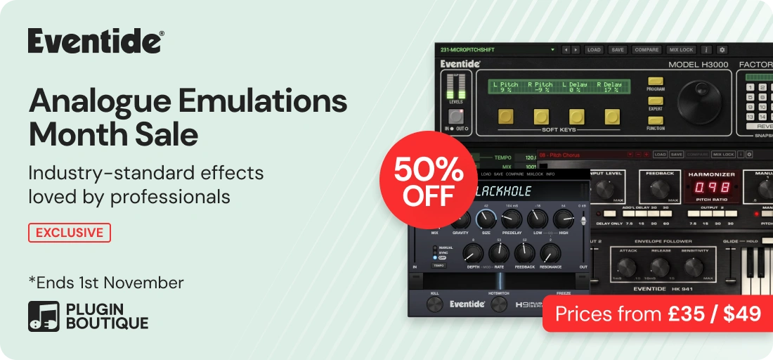 Eventide Analogue Emulations Month Sale (Exclusive)