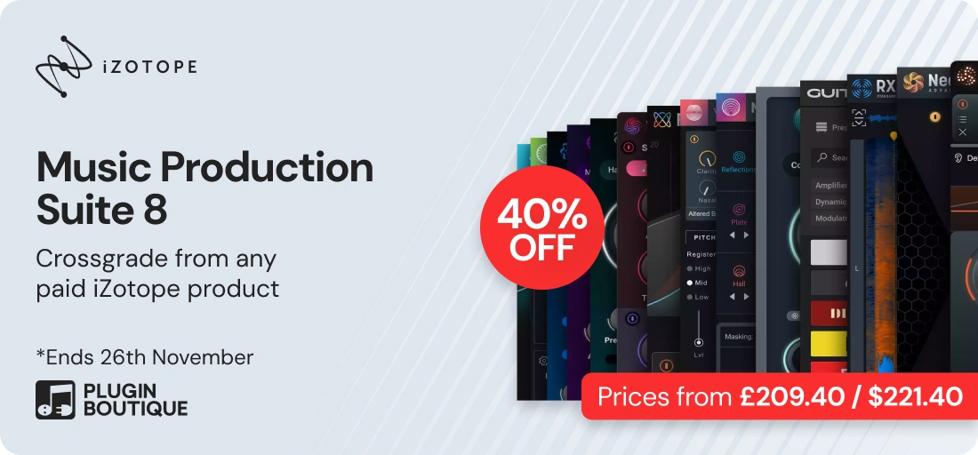 iZotope Music Production Suite Black Friday Early Access Sale