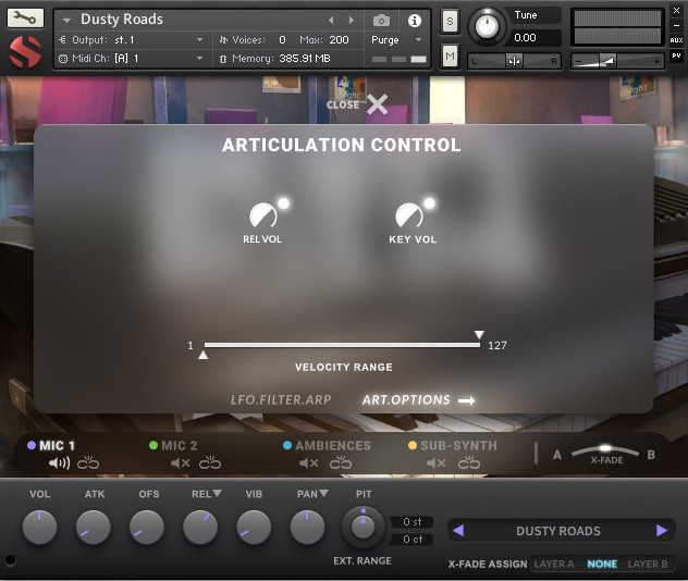 Soundiron Dusty Roads Articulation