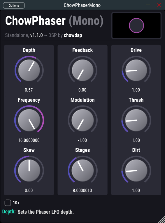 Chow DSP - CHOW Phaser Mono