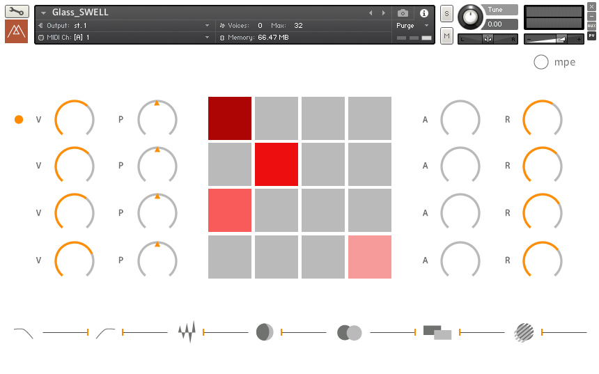 Murst Instruments Glass Swell UI
