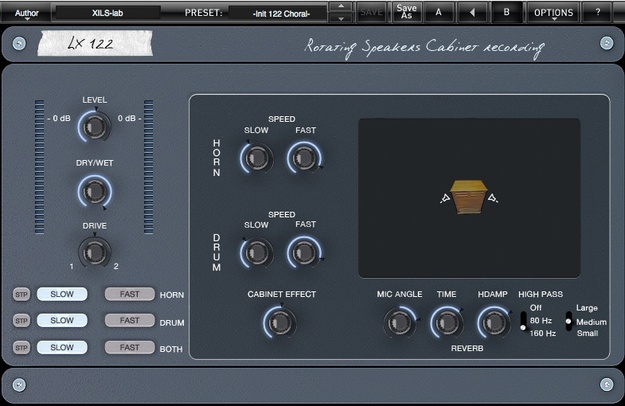 LX122 Pro interface