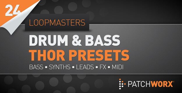 Patchworx Drum and Bass Synths – Thor interface