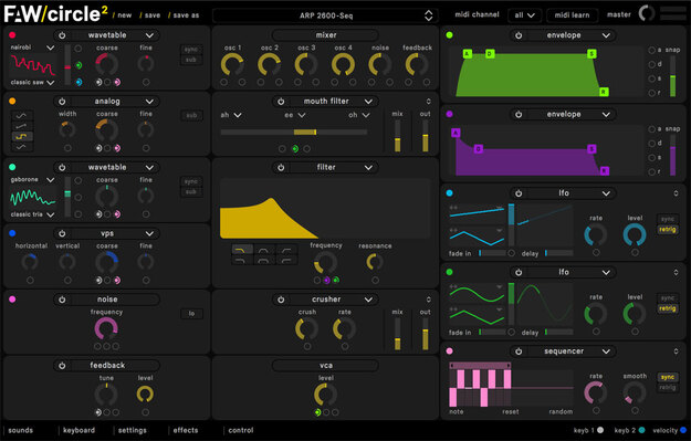 Circle2 interface