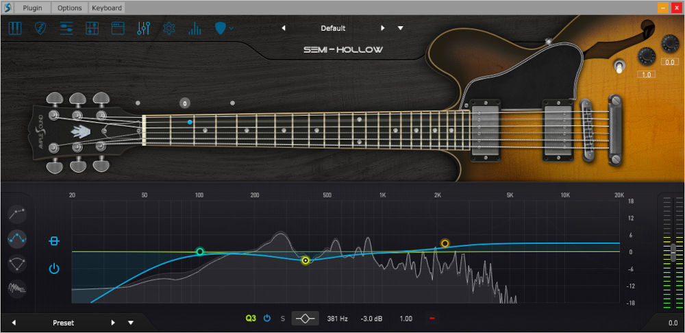 Ample Guitar Semi Hollow - UI 5