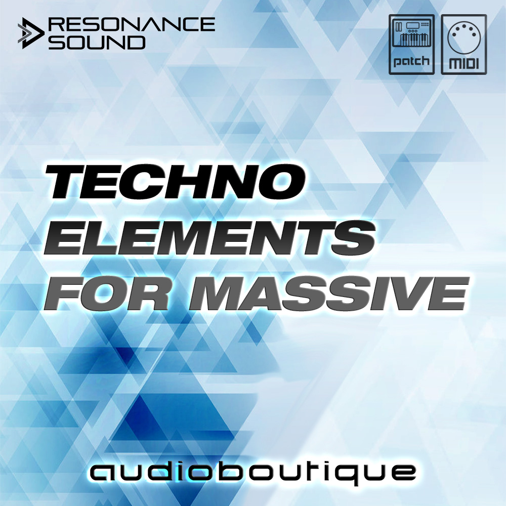 Techno Elements for Massive Square Image