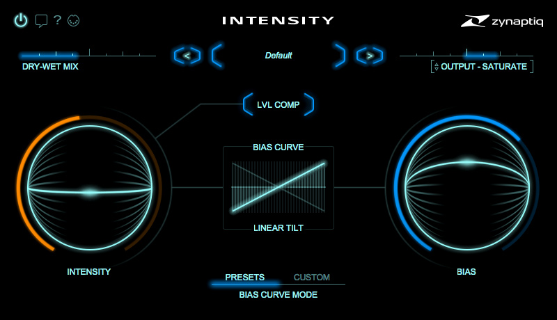 INTENSITY - User Interface