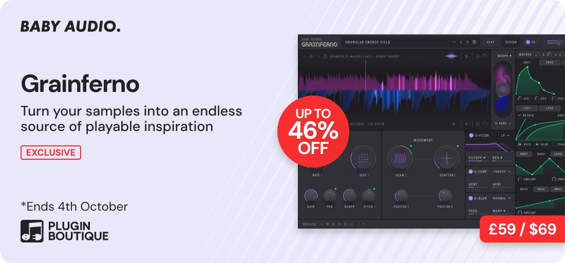 Baby Audio Grainferno Synth Month Sale (Exclusive)