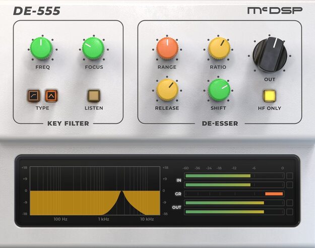 DE555 Advanced De-esser HD v7 screenshot