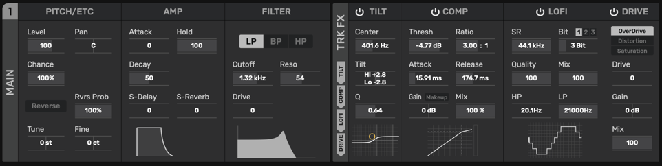 HY-Slicer 2 - Sampler Parameters
