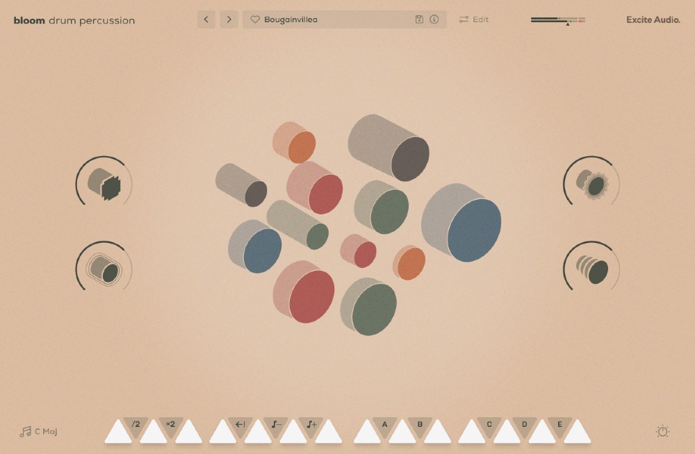 Bloom Drum Percussion - Play Page