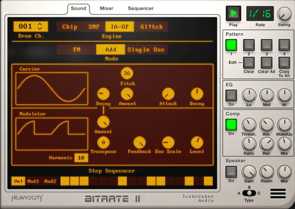 BitRate II & Monoboy Sequencer User Interface