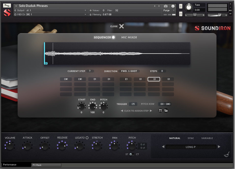Solo Duduk - GUI Phrases