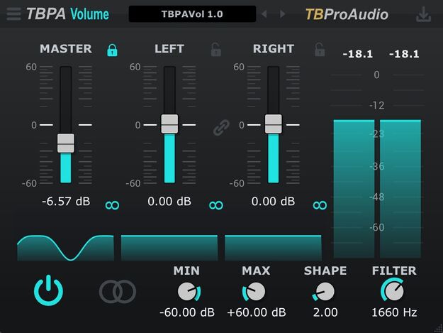 TBPA Volume screenshot