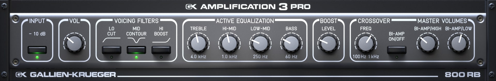 Audified GK Amplification 3 Pro - Channel Strip 3