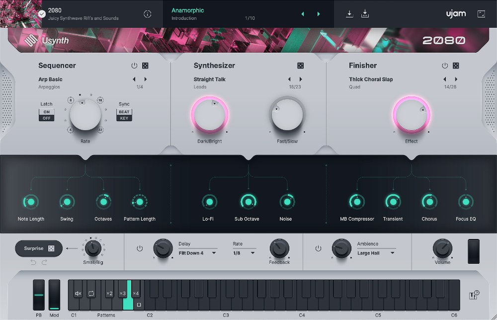 ujam Usynth 2080 - GUI