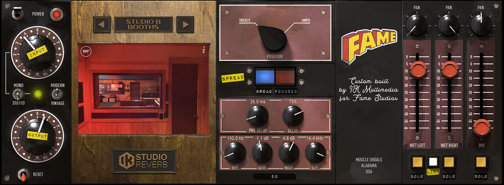 IK Multimedia FAME Studio Reverb