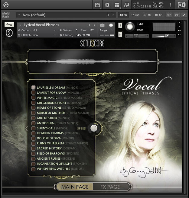 Lyrical Vocal Phrases